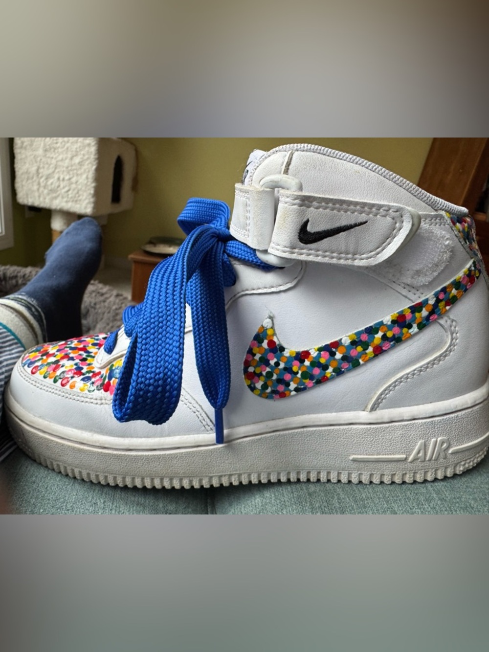 Nike Air Force Ones, Custom painted - Picture 4 of 12